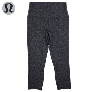 Lululemon Align Crop Legging Incognito Camo Multi Grey W6AVIS Nulu Size 8